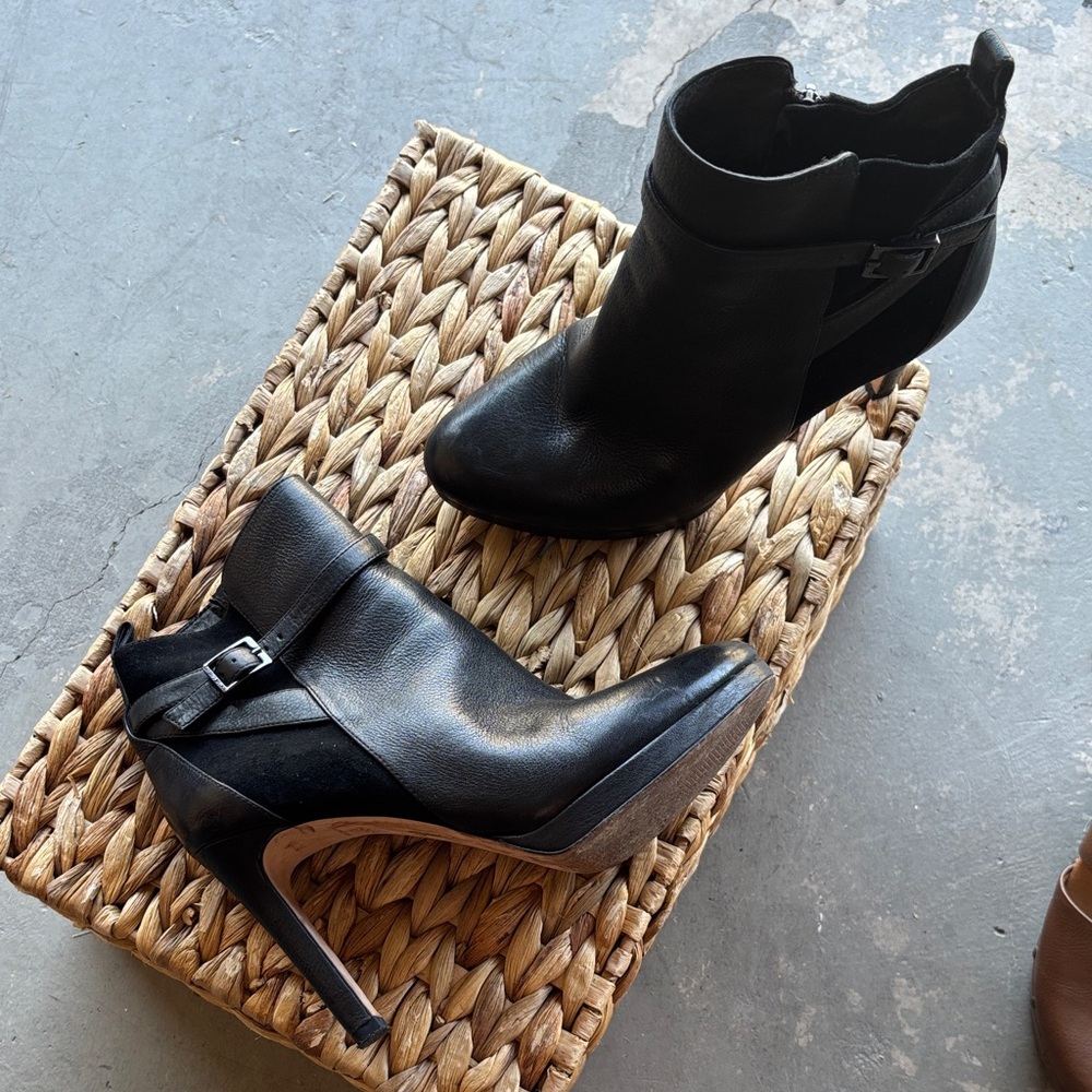 Michael Antonio Black High Heel Ankle Booties
